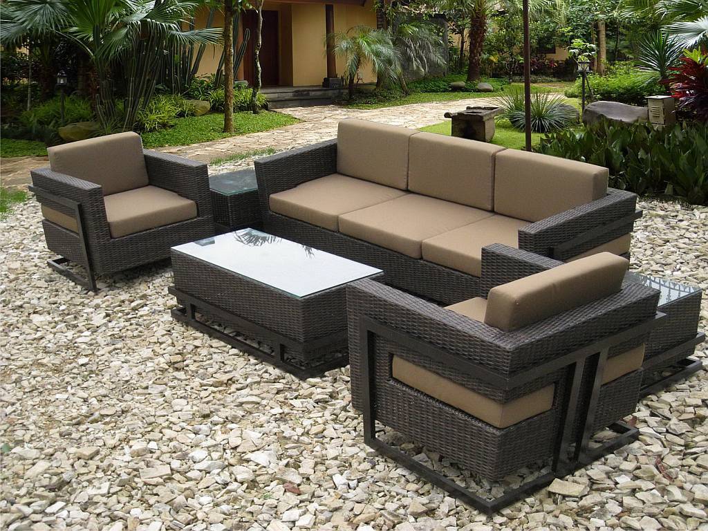 Patio Umbrellas Raffaella Resin Wicker Furniture Collection