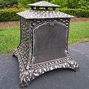 Rock Chiminea Outdoor Fireplace