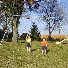 Swingset - 8ft - 4 Swing - 2 Bay