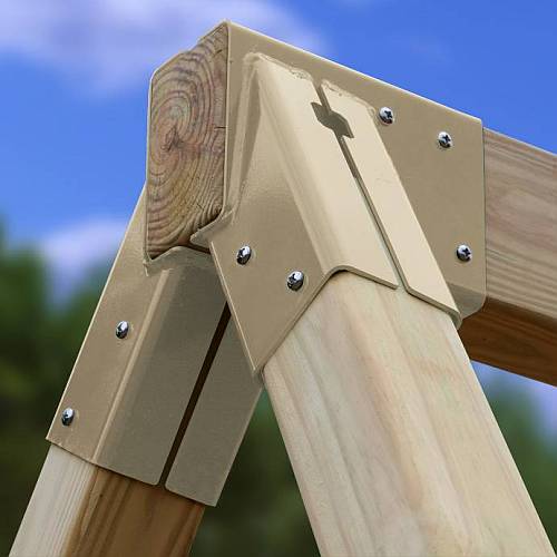 Free-Standing Metal A-Frame end brace