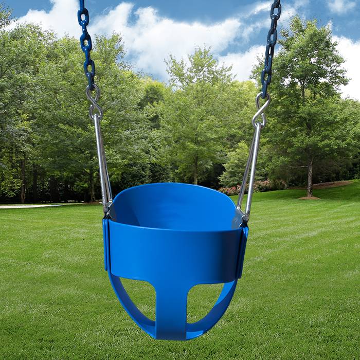 Kidwise Full Bucket Swing without Chain- Multiple Colors Available