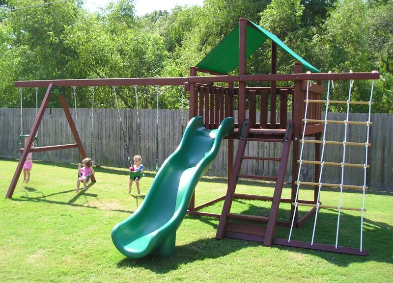 4 swing swing set