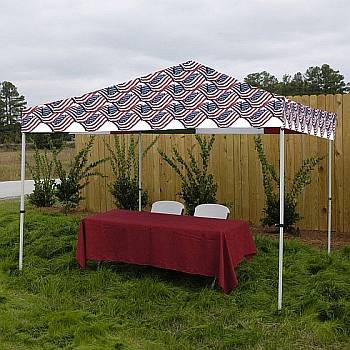 10ft x 10ft Instant Shade Canopy - Americana