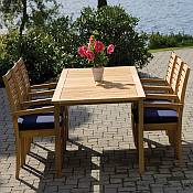 Table with Avant Stacking Chair