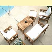 Georgia Deep Seating Teak Group