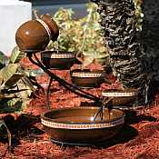 Sundance Cascade Solar Fountain - 3780WRM3