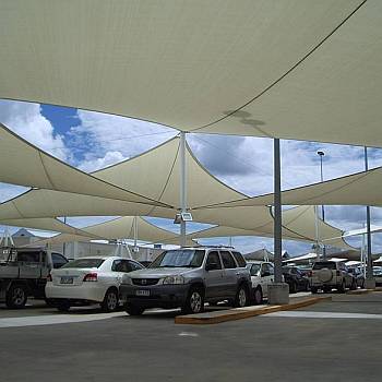 Auto Dealership Shade Sails