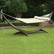 Wicker Roman Arc Hammock Stand