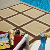 Outdoor Rug with DuraCord - Window - Brown