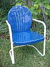 Metal Lawn & Patio Chairs - 1950fts Style