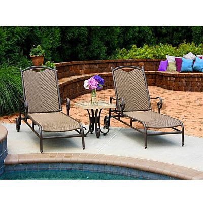 Stonewick 3pc. Chaise Lounge Set
