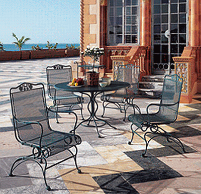 Patio Furniture Sets Sale on Woodard Furniture   Briarwood Wrought Iron Patio Set