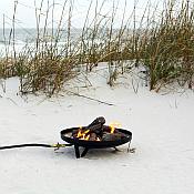 Portable LP Gas Campfire w/ Lid
