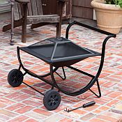 Fire Sense Cart Fire Pit