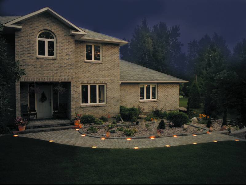 Path Lights Offer Safe Passage Outdoor Patio Ideas