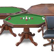 Harvil 3-in-1 Poker Table with 4 Chairs