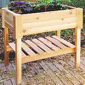 Rectangle Wooden Planter Box 25in - 24 3/4in Tall
