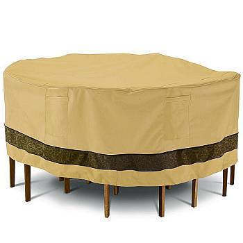Veranda Elite Patio Round Table and Chair Cover - Large