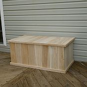 Classic 3ft White Cedar Deck Box