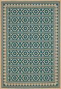Sedona Turquoise Outdoor Rug - 2ft 7in by 4ft 11in