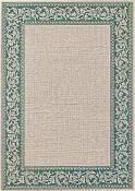 Scroll Loden Green Outdoor Rug - 2ft 7in by 4ft 11in