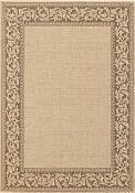 Scroll Coffee Outdoor Rug - 2ft 7in by 8ft 10in