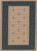 Bouquet Loden Green Outdoor Rug - 7ft 10in by 11ft
