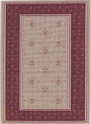 Bouquet Cranberry Outdoor Rug - 7ft 10in by 11ft