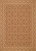 Filigree Coffee Outdoor Rug - 2ft 7in by 8ft 10in