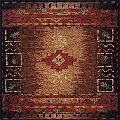 Fresh Air Brown Multi-Color Outdoor Rug - 5ft 3in x 7ft 6in
