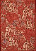 Seabreeze Palms Redwood Rug - 7ft 10in by 10ft 10in