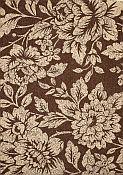 Seabreeze Petals Chocolate Rug - 5ft 3in by 7ft 6in