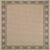 Seabreeze Spiral Rug - Cream - 5ft 3in by 7ft 6in