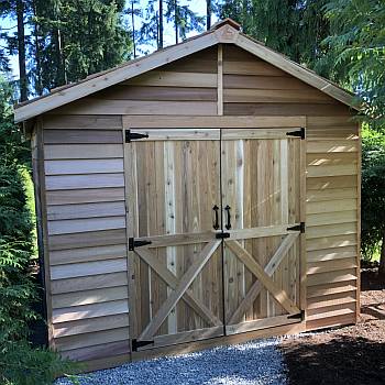 Rancher Wood Storage Shed - 10ft x 10ft