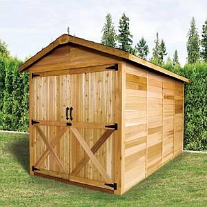 Rancher Wood Storage Shed 6x12