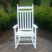 Outdoor Slat Rocking Chair