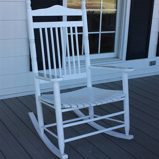 Adult Spindle Back Outdoor Rocking Chair