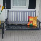 Wooden Outdoor Porch Swing by Dixie Seating Company