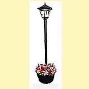 Windsor Outdoor Solar Lamp with Planter Base