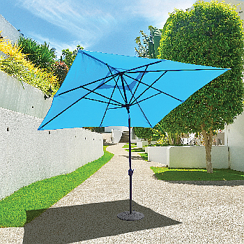 10ft Square Deluxe Auto-Tilt Umbrella