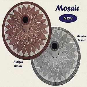 Mosaic Outdoor Umbrella Base - 75 lbs