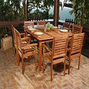 Livorno Patio Table and Stacking Chairs