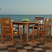 Milano Patio Table and Stacking Chairs