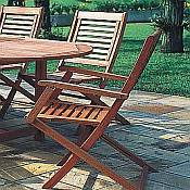Parati Folding Chair with Arms - Pair