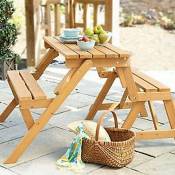 Interchangeable Picnic Table or Garden Bench - MPG-ACT04