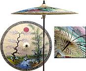 7ft Oriental Umbrella- Chinese Spring Sand