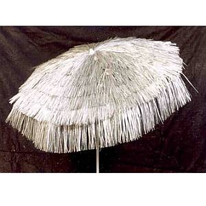 6ft Palapa Patio Umbrella- Silver - UPALS