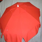 Patio & Beach Umbrella - Solid Red