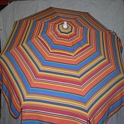 Patio & Beach Umbrella - Multi Stripe