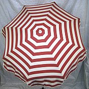 6ft Patio & Beach Umbrella - Pink Stripe